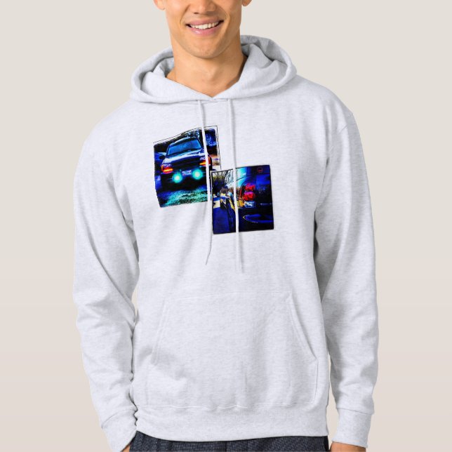 Sweat - shirt à capuche fâché de visage du (Devant)