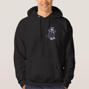 Sweat - shirt à capuche féerique d'art de fille