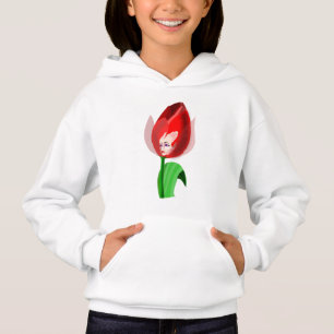 Sweat - shirt à capuche fille Tulip