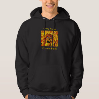 Sweat - shirt à capuche flamboyant de chef de