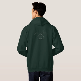 Sweat - shirt à capuche foncé de l'angle de bascul