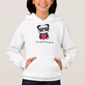 sweat - shirt à capuche frais de panda