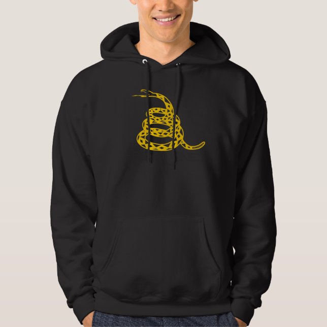 Sweat - shirt à capuche FreeOne noir "Ne pas me ro (Devant)