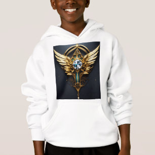 Sweat - shirt à capuche graphique pour garçon tend