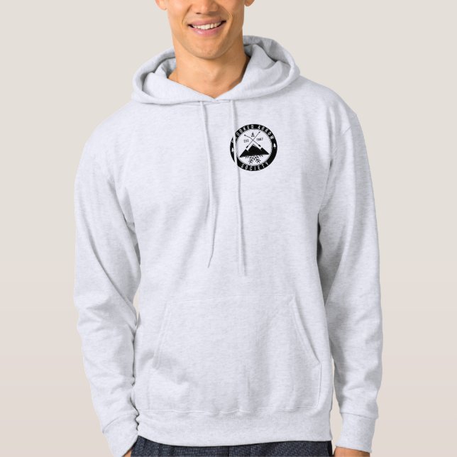 Sweat - shirt à capuche gris (Devant)