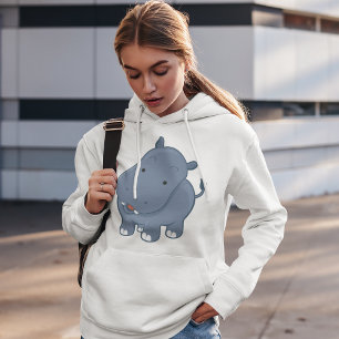 Sweat - shirt à capuche Hippopotamus