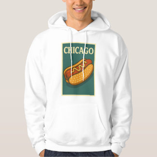 Sweat - shirt à capuche homme avec logo rétro hot 
