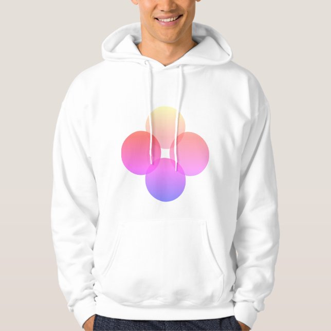 Sweat - shirt à capuche homme simple Doted (Devant)