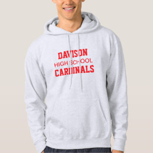 Sweat - shirt à capuche imprimé du lycée Davison
