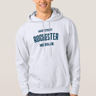 Sweat - shirt à capuche imprimé Rochester Michigan