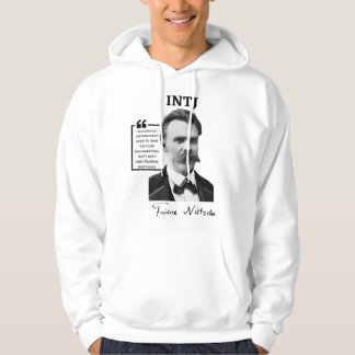 Sweat - shirt à capuche INTJ - Friedrich Nietzsche