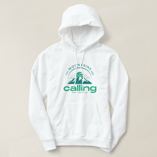 Sweat - shirt à capuche jeunesse cosy - "La montag (Design devant)