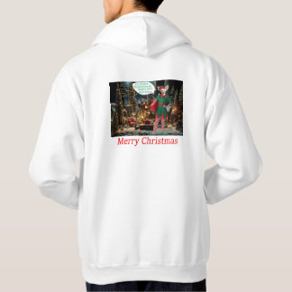 sweat - shirt à capuche. Joyeux Noël. fennec fox/e