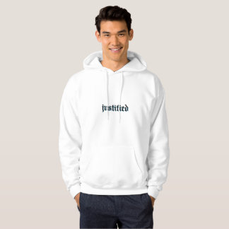 Sweat - shirt à capuche justifié