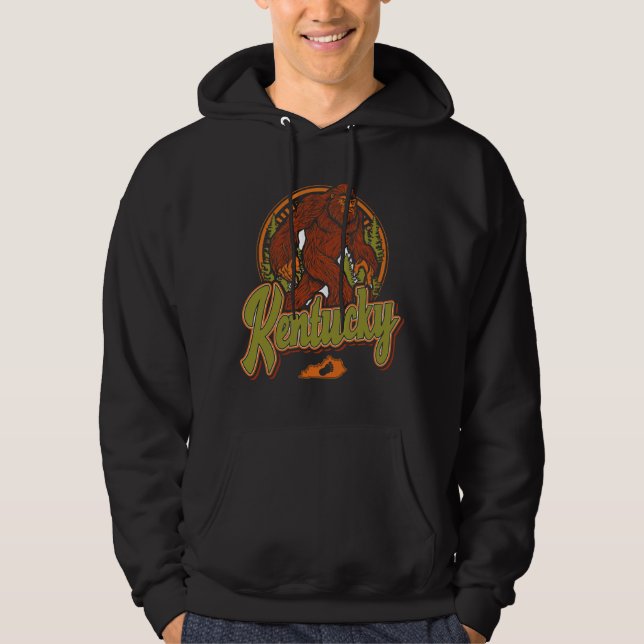 Sweat - shirt à capuche Kentucky Bigfoot (Devant)