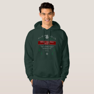 Sweat - shirt à capuche laid drôle de Noël : La