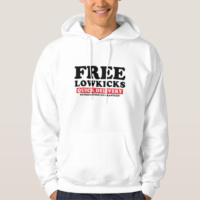 Sweat - shirt à capuche libre de Lowkicks (Devant)