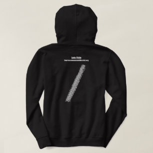 SWEAT - SHIRT À CAPUCHE LMBC avec "Let's ride" sur