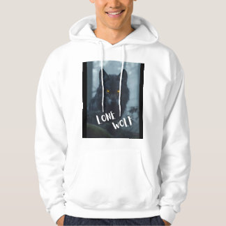 Sweat - shirt à capuche loup solitaire