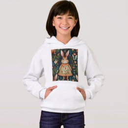 Sweat - shirt à capuche magique Bunny Springtime