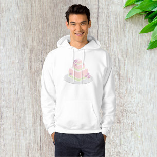 Sweat - shirt à capuche Mariage carré Cake Mens 