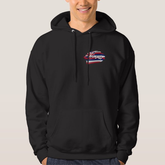 Sweat - shirt à capuche Maui Strong Black Mens (Devant)
