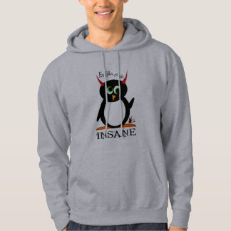 Sweat - shirt à capuche mauvais fou de pingouin