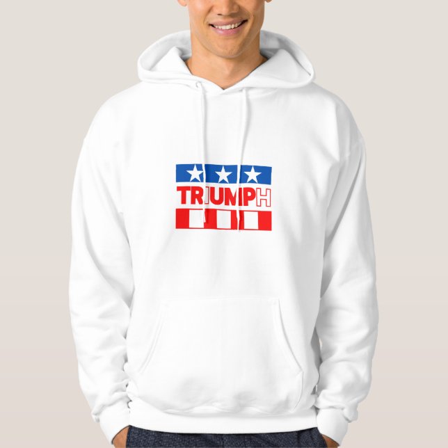 Sweat - shirt à capuche Mens TRIUMPH (Devant)