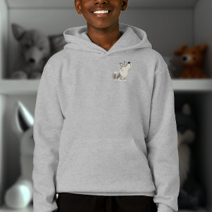 Sweat - shirt à capuche mignon de fermeture écla