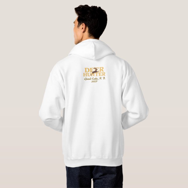 Sweat - shirt à capuche moderne de chasse au cerf  (Dos entier)