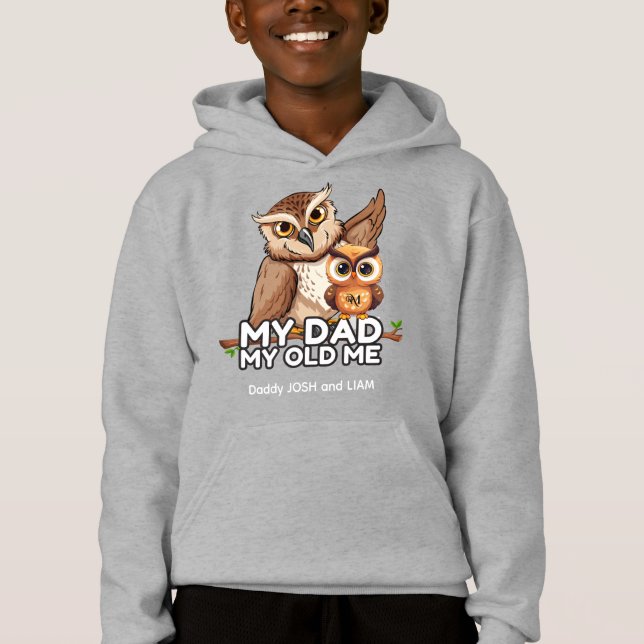 Sweat - shirt à capuche : Mon père Mon vieux moi ( (Devant)