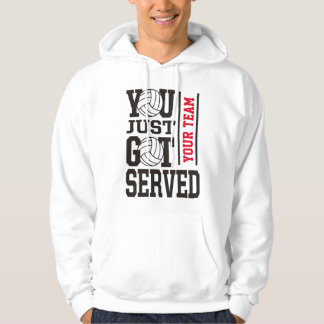 Sweat - shirt à capuche Moto de l'équipe de volley