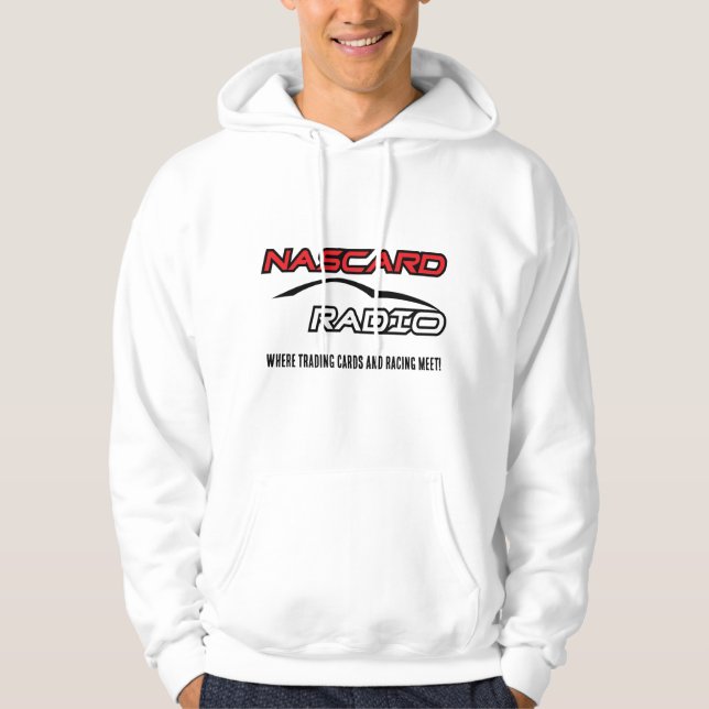 Sweat - shirt à capuche NASCARD RADIO Aero (Devant)