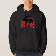 Sweat - shirt à capuche noir de Brahmas de vallée