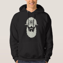 sweat - shirt à capuche noir LNU Dude