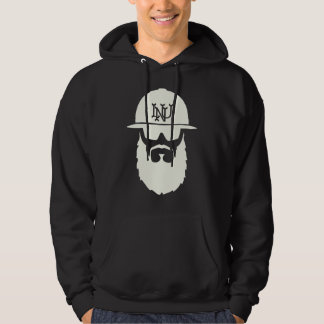 sweat - shirt à capuche noir LNU Dude