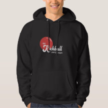 SWEAT - SHIRT À CAPUCHE noir SRQ Kickball masculin