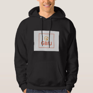 Sweat - shirt à capuche noir x blanc GBIU