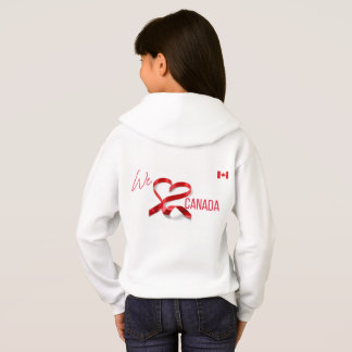 Sweat - shirt à capuche - Nous aimons le Canada