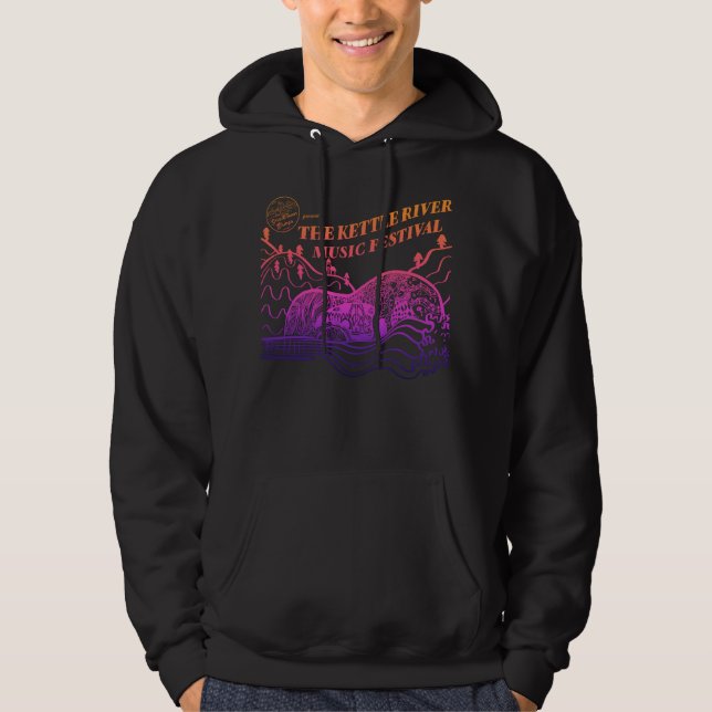 Sweat - shirt à capuche officiel du logo de KRMF  (Devant)