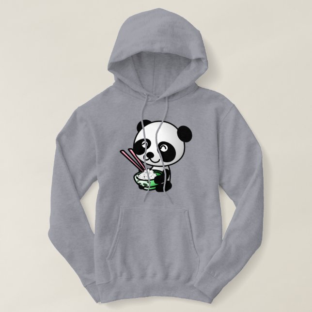 sweat - shirt à capuche panda (Design devant)