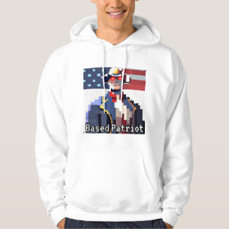 Sweat - shirt à capuche patriote basé sur les homm