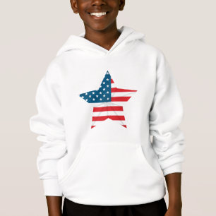 Sweat - shirt à capuche patriotique pour enfants
