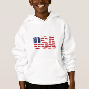 Sweat - shirt à capuche patriotique pour enfants