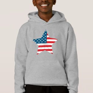 Sweat - shirt à capuche patriotique pour enfants