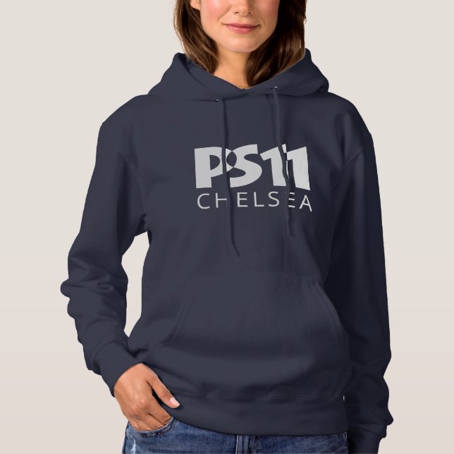 Sweat - shirt à capuche personnalisable du logo PS (Devant)