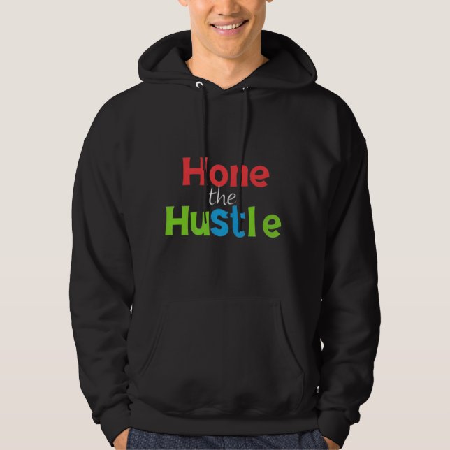 Sweat - shirt à capuche personnalisé écrit en gras (Devant)