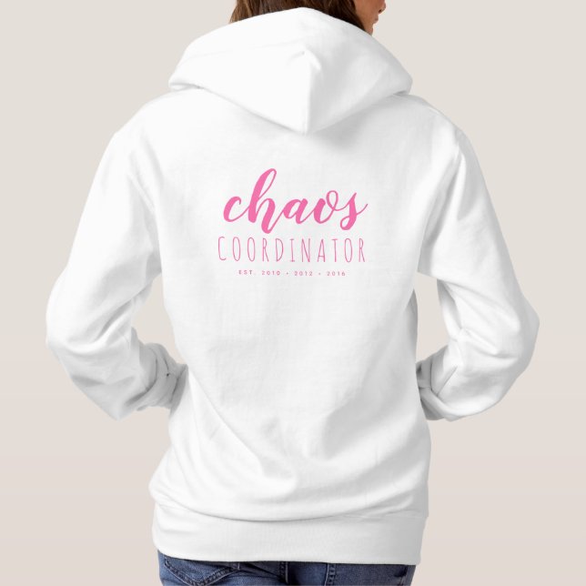 Sweat - shirt à capuche personnalisé simple pour m (Dos)