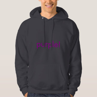 Sweat - shirt à capuche pourpre 2