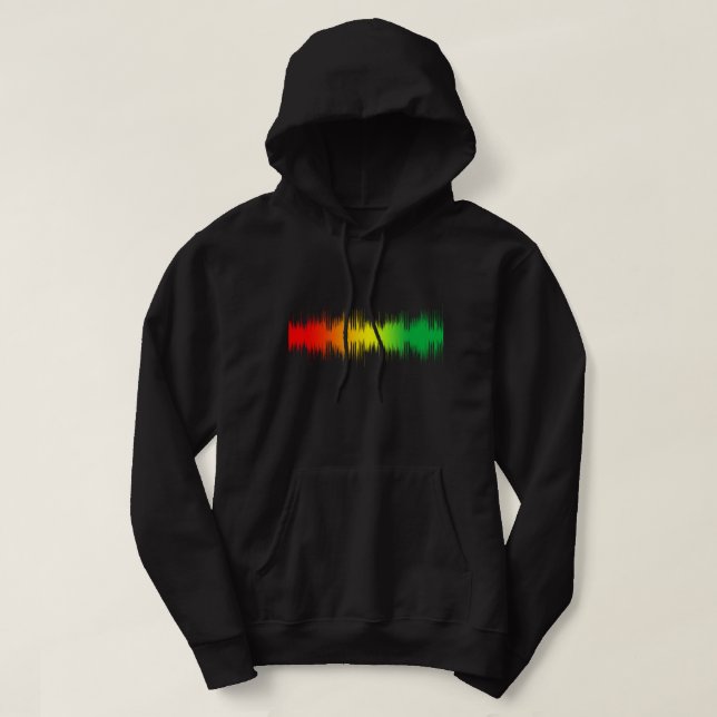 Sweat - shirt à capuche Rasta (Design devant)